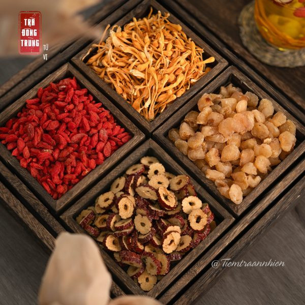 Four Flavor Herbal Cordyceps Tea - Đông trùng hạ thảo