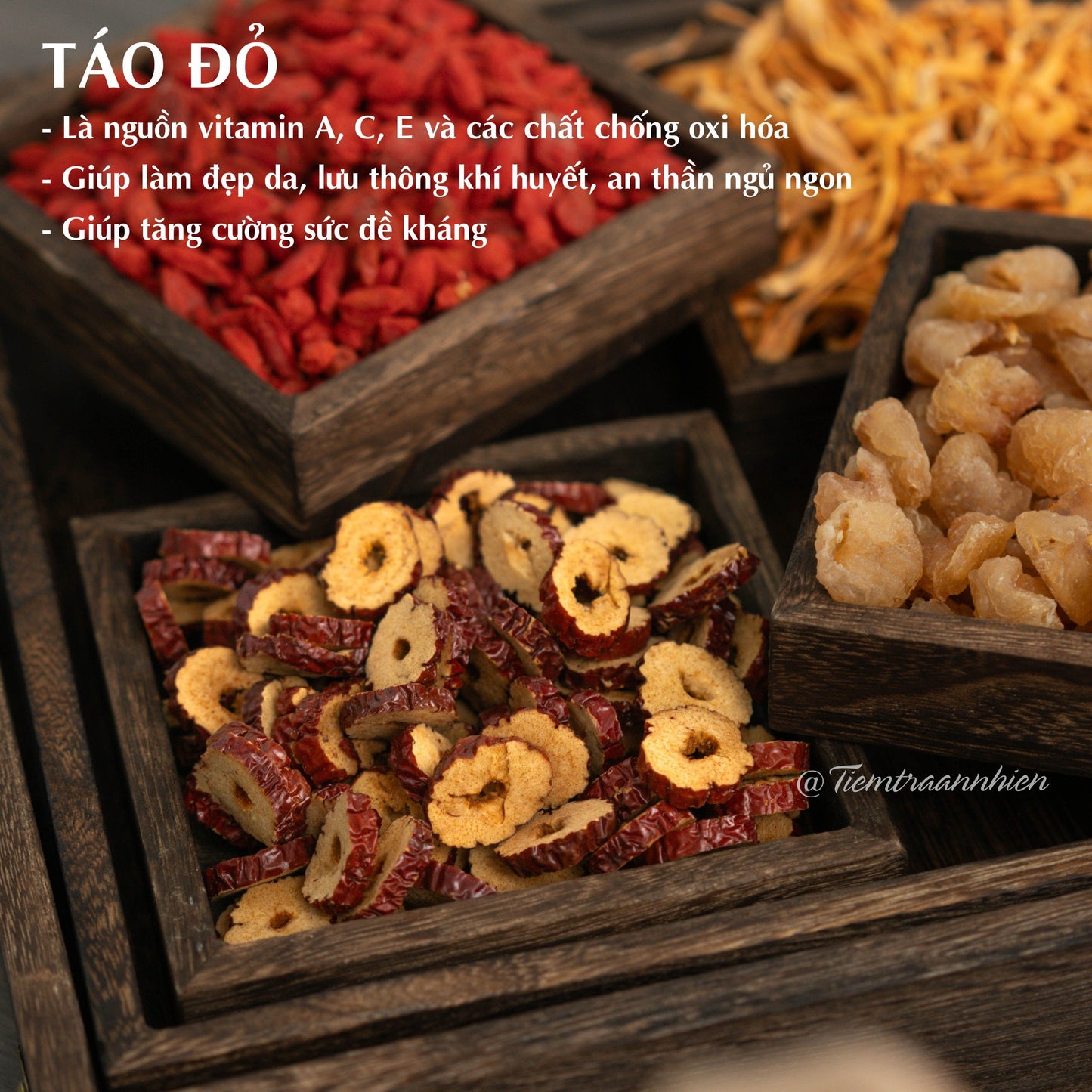 Four Flavor Herbal Cordyceps Tea - Đông trùng hạ thảo